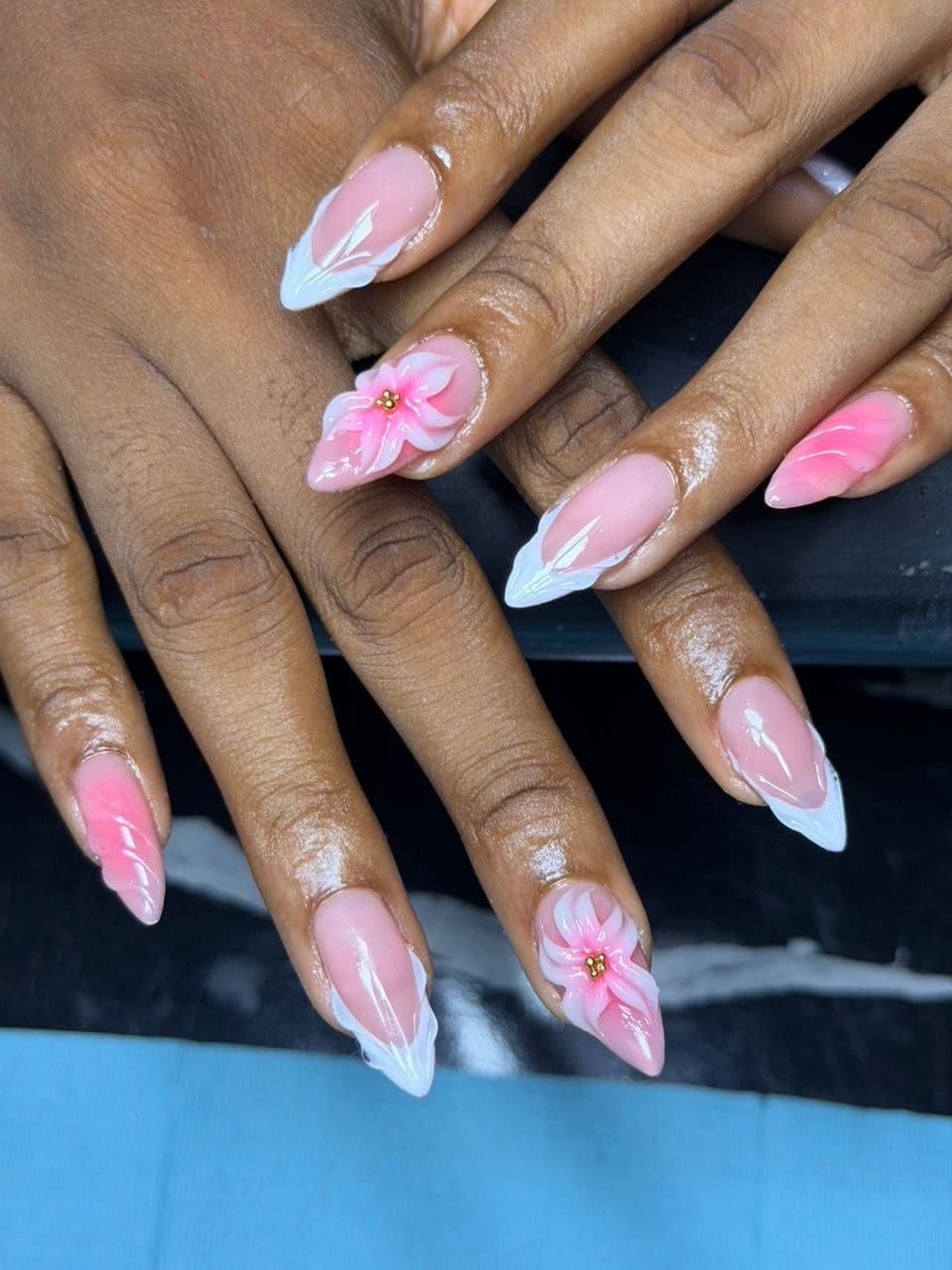 Hand-finished nail art