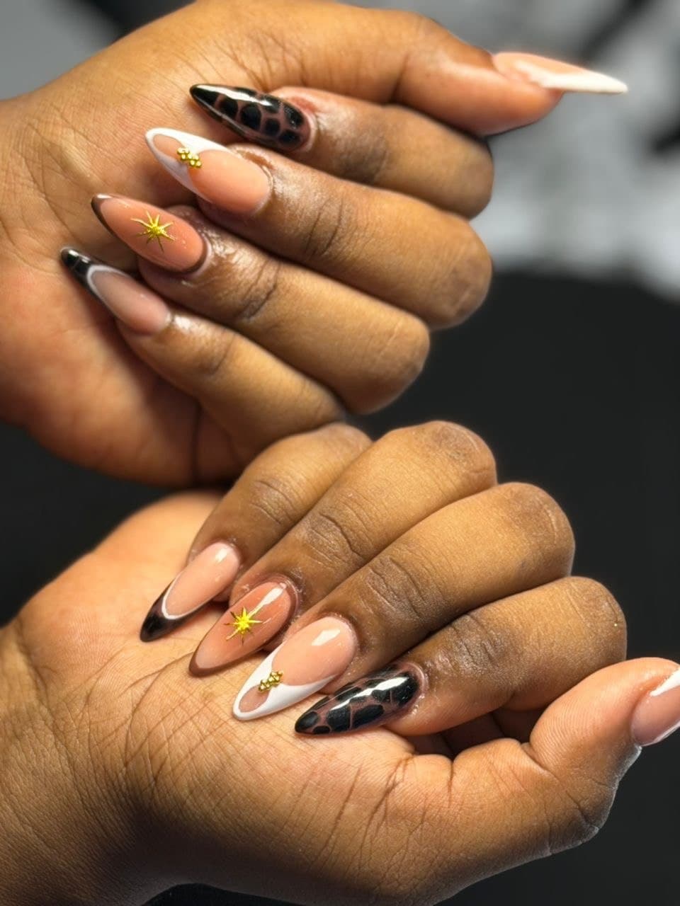 Client set photographed after the appointment