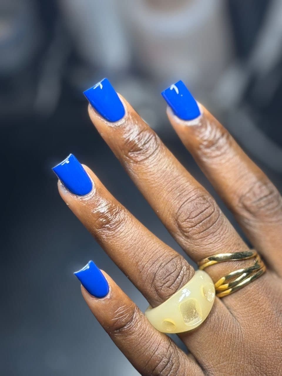 Plain acrylic nail set
